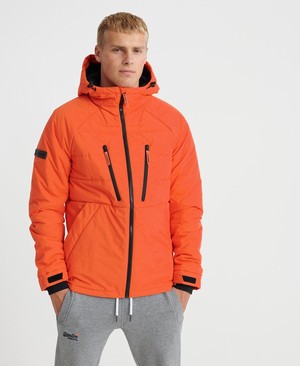 Superdry Aeon Padded Férfi Kabát Piros | PHGXZ8753